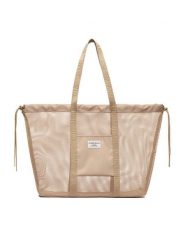 Guess Jeans Torebka WBEO-GUESS-M-003-09 Brązowy. Brązowe torebki klasyczne damskie Guess Jeans, z aplikacjami, z jeansu, bez dodatków. Za 159.99 zł.