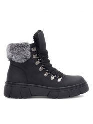 Go Soft Trapery KATJA SWS6157-01 Czarny. Czarne trapery damskie GO SOFT, z materiału, bez obcasa. Za 179.99 zł.