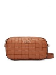 Guess Torebka Sandy HWWG84 18140 Brązowy. Brązowe listonoszki damskie Guess, z aplikacjami, ze skóry, bez dodatków. Za 639.99 zł.