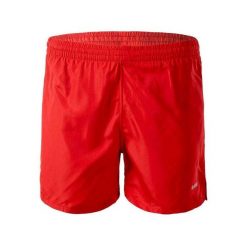 Męskie Spodenki Krall Z Odblaskowym Logo. Czerwone szorty męskie Hi-tec, bez kołnierzyka. Za 62.99 zł.