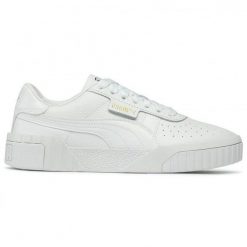 Buty Puma Cali W 369155-01 białe. Białe buty sportowe na co dzień damskie bez wzorów, z materiału. Za 304.14 zł.