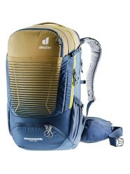 Deuter Plecak rowerowy "Pro 28" w kolorze niebiesko-żółtym - 29 x 54 x 21 cm rozmiar: onesize. Niebieskie plecaki damskie Deuter, bez wzorów, z materiału, sportowe. Za 658.88 zł.