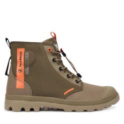Trapery Palladium. Zielone trapery damskie Palladium, bez obcasa. Za 499.99 zł.