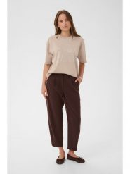 Kaffe Koszulka w kolorze beżowym rozmiar: XXL. Brązowe bluzki damskie Kaffe, xxl, bez wzorów, z bawełny, bez kołnierzyka. Za 169.95 zł.
