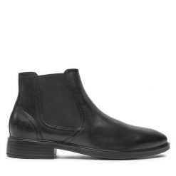 Botki Geox. Czarne buty zimowe męskie Geox, bez zapięcia. Za 339.99 zł.