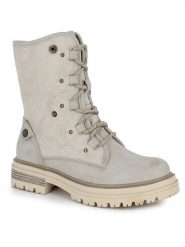 Kimberfeel Botki zimowe "Yasmine" w kolorze kremowym rozmiar: 37. Brązowe botki damskie Kimberfeel, na zimę, z materiału, bez obcasa, bez zapięcia. Za 161.34 zł.