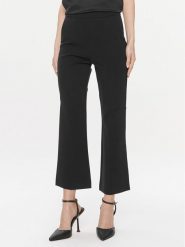 Max Mara Leisure Spodnie materiałowe Glasgow 2416781017 Czarny Regular Fit. Czarne spodnie materiałowe damskie Max Mara Leisure, bez wzorów, z materiału. Za 479.99 zł.