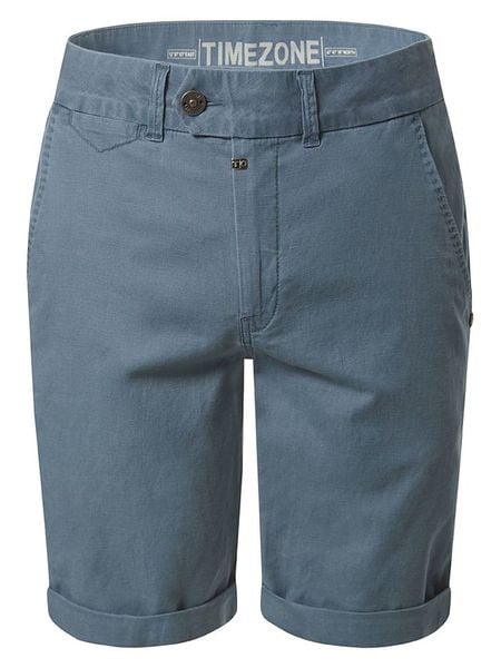Timezone Szorty chino "Janno" w kolorze niebieskim rozmiar: W33. Niebieskie szorty męskie Timezone, bez wzorów. Za 157.73 zł.