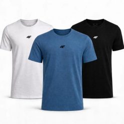 T-SHIRT MĘSKI KOSZULKA 4F ZESTAW LIMITOWANY KOMPLET 3 SZTUKI XXL M3947 SS26. T-shirty sportowe męskie 4f, m, z bawełny, bez ramiączek, na fitness i siłownię. Za 113.50 zł.