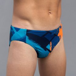 Slipki do waterpolo męskie Watko Street. Brązowe kąpielówki męskie WATKO, m, bez wzorów, z materiału. W wyprzedaży za 39.99 zł.