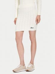 Guess Spódnica ołówkowa V5BD03 Z0572 Beżowy Regular Fit. Brązowe spódniczki damskie Guess, m, z aplikacjami, z wiskozy, ołówkowe. Za 239.99 zł.