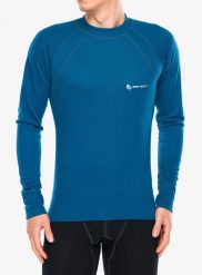 Bluza termoaktywna Sensor Double Face Tee LS. Niebieskie bluzy bez kaptura męskie Sensor, l, z dzianiny. Za 152.79 zł.