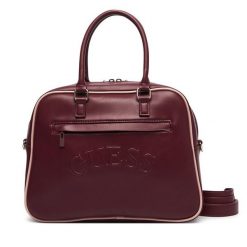 Torebka Guess. Czerwone torebki klasyczne damskie Guess, z aplikacjami, bez dodatków. Za 394.99 zł.
