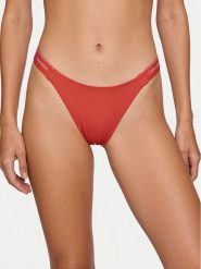 Calvin Klein Swimwear Dół od bikini LV00Q61206 Różowy. Czerwone bikini damskie Calvin Klein Swimwear, bez wzorów. Za 209.99 zł.