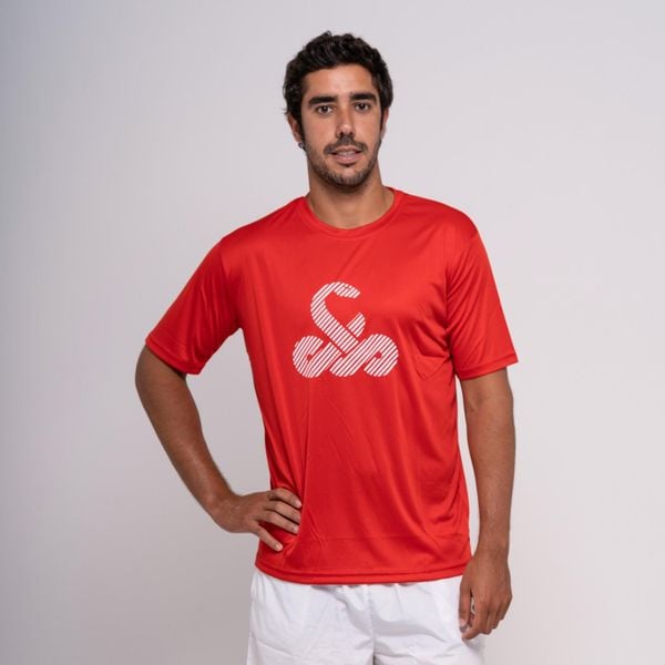 T-shirt Vibor-A Taipan Man. Czerwone t-shirty damskie VIBORA, bez wzorów, bez kołnierzyka. Za 162.99 zł.