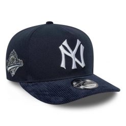 Czapka baseballowa New York Yankees 19Twenty. Niebieskie czapki męskie New Era, bez wzorów, z materiału, eleganckie. Za 214.85 zł.