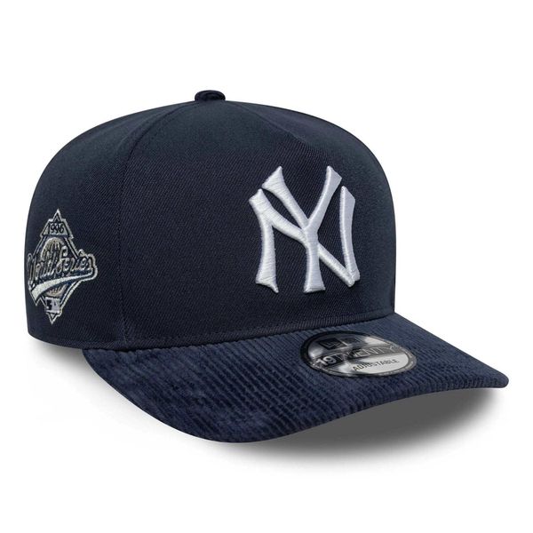 Czapka baseballowa New York Yankees 19Twenty. Niebieskie czapki męskie New Era, bez wzorów, z materiału, eleganckie. Za 214.85 zł.