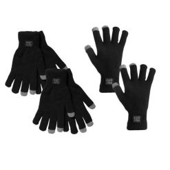 Damskie rękawiczki termiczne z technologią Itouch Black rozmiar uniwersalny 4. Czarne rękawiczki damskie HEAT KEEPER, bez wzorów. Za 182.50 zł.