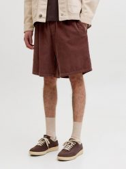 Jack & Jones Bermudy sztruksowe "Bill" w kolorze brązowym rozmiar: XXL. Brązowe szorty męskie Jack & Jones, bez wzorów, z bawełny. Za 151.42 zł.