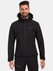 Kilpi Kurtka softshellowa "Ontavio" w kolorze czarnym rozmiar: L. Czarne kurtki outdoor męskie Kilpi, l, bez wzorów, bez kaptura. Za 260.99 zł.