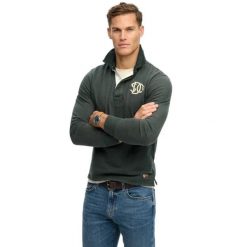 Koszulka z długim rękawem Superdry Vintage Athletic. Zielone koszulki męskie z długim rękawem Superdry., m, z jersey. Za 363.00 zł.