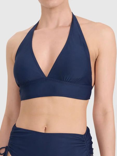 Góra do bikini damska 4F 4FWSS26UBKTF088. Niebieskie bikini damskie 4f, bez wzorów. Za 69.99 zł.