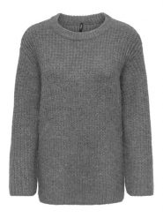 ONLY Sweter w kolorze szarym rozmiar: M. Szare swetry klasyczne damskie Only, m, bez kołnierzyka. Za 115.95 zł.