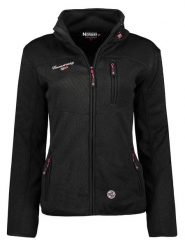 Geographical Norway Kurtka polarowa w kolorze czarnym rozmiar: XXL. Czarne kurtki damskie Geographical Norway, xxl, bez wzorów, z polaru, bez kaptura. Za 87.81 zł.