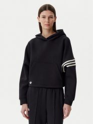 Adidas Bluza Neuclassics JI8500 Czarny Oversize. Czarne bluzy bez kaptura damskie Adidas, s, z bawełny. Za 209.99 zł.
