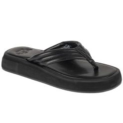 Japonki damskie, S.Bahia Lady 25 SBAHLS. Czarne klapki damskie Joma, bez wzorów, bez obcasa. Za 79.99 zł.