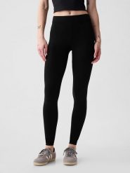 GAP Legginsy w kolorze czarnym rozmiar: L. Czarne legginsy damskie GAP, l, bez wzorów. Za 79.03 zł.