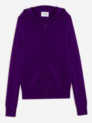 AUTHENTIC CASHMERE Kaszmirowy kardigan "Colombis" w kolorze fioletowym rozmiar: L. Różowe kardigany damskie AUTHENTIC CASHMERE, l, bez wzorów, z kaszmiru. Za 353.27 zł.