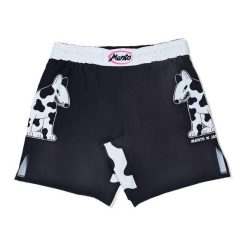 Spodenki treningowe męskie MANTO Dogs. Czarne szorty męskie Manto, bez kołnierzyka. Za 139.99 zł.