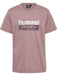 Koszulka dla dzieci Hummel Tukas. Fioletowe koszulki dziewczęce HUMMEL, m, bez wzorów, z bawełny, bez ramiączek. Za 73.00 zł.