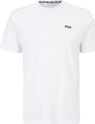 Koszulka sportowa męska Fila Berloz. Białe t-shirty sportowe męskie Fila, l, z bawełny, bez ramiączek. Za 85.99 zł.