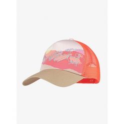 Czapka z daszkiem Buff Trucker Cap - enia multi. Czerwone czapki męskie Buff, bez wzorów, sportowe. Za 104.49 zł.