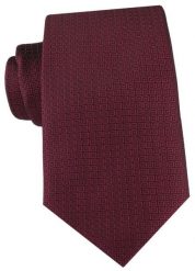 Bordowy Krawat z Drobną Strukturą Materiału - Alties. Czerwone krawaty i muchy męskie Alties, bez wzorów, z tkaniny, eleganckie. Za 55.00 zł.