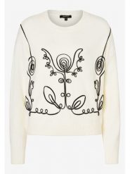 More & More Sweter w kolorze kremowym rozmiar: 38. Brązowe swetry klasyczne damskie MORE & MORE, bez kołnierzyka. Za 118.56 zł.