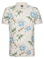 Petrol Industries Koszulka polo w kolorze beżowym rozmiar: XL. Brązowe koszulki polo męskie Petrol Industries, xl, bez wzorów, z bawełny, bez ramiączek. Za 83.03 zł.