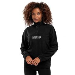 Bluza z grubego polaru damska Shadow-W SIROKO. Czarne bluzy bez kaptura damskie SIROKO, l, z polaru. W wyprzedaży za 152.00 zł.