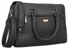 Torba c. szara Peterson PTN CP205468 Dark Grey. Szare torebki klasyczne damskie Peterson, bez wzorów, ze skóry ekologicznej, bez dodatków. Za 129.99 zł.
