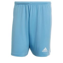 Spodenki piłkarskie męskie adidas Squadra 21 Short. Niebieskie szorty męskie Adidas, bez wzorów, sportowe. Za 55.00 zł.