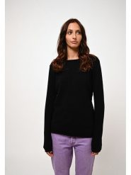 AUTHENTIC CASHMERE Kaszmirowy sweter "Criou" w kolorze czarnym rozmiar: S. Czarne swetry klasyczne damskie AUTHENTIC CASHMERE, s, z kaszmiru, bez kołnierzyka. Za 220.63 zł.