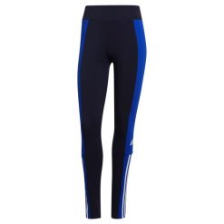 Legginsy adidas Essentials Colorblock W. Niebieskie legginsy damskie Adidas, xs, bez wzorów. Za 66.00 zł.