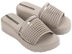 Klapki damskie japonki Ipanema Essence. Szare klapki damskie Ipanema, bez wzorów, z gumy, bez obcasa. Za 179.00 zł.