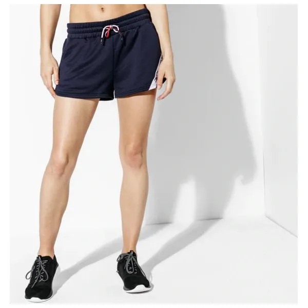 Tommy Sport Szorty Ze Sznurkiem , granatowy, rozmiar XS. Niebieskie spodenki sportowe damskie Tommy Hilfiger, s, z materiału, na fitness i siłownię. W wyprzedaży za 139.99 zł.