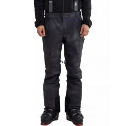 Spodnie narciarskie męskie Sierra Colourblock Pants. Czarne spodnie materiałowe męskie Fundango, bez wzorów, sportowe. Za 519.90 zł.