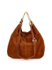 Mia Tomazzi Skórzana torebka "Tarabella" w kolorze jasnobrązowym - 34 x 30 x 11 cm rozmiar: onesize. Brązowe torebki klasyczne damskie Mia Tomazzi, bez wzorów, z materiału, bez dodatków. Za 260.99 zł.