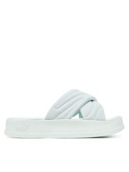 Puma Klapki Leadcat Platform 400340 04 Błękitny. Niebieskie klapki damskie Puma, bez wzorów, ze skóry, bez obcasa. Za 149.99 zł.