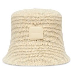 Kapelusz Calvin Klein. Brązowe kapelusze damskie CALVIN KLEIN, bez wzorów. Za 109.99 zł.